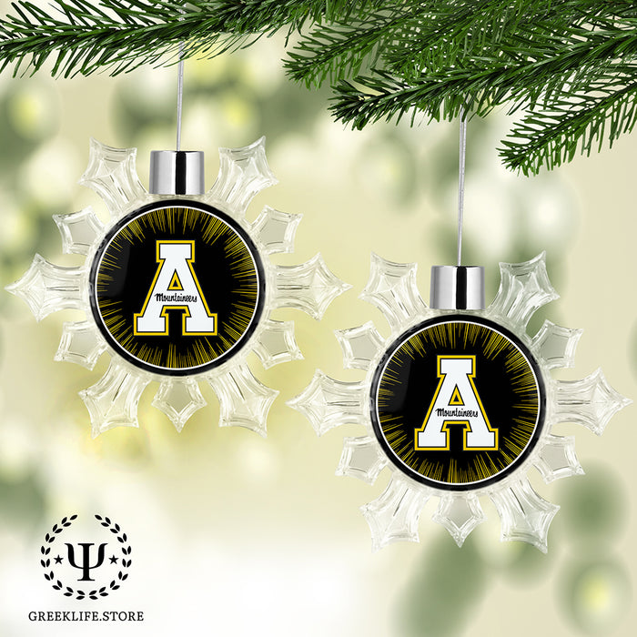 Appalachian State University Christmas Ornament - Snowflake