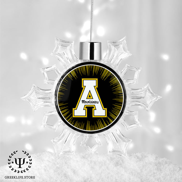 Appalachian State University Christmas Ornament - Snowflake