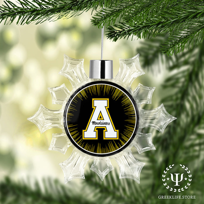 Appalachian State University Christmas Ornament - Snowflake
