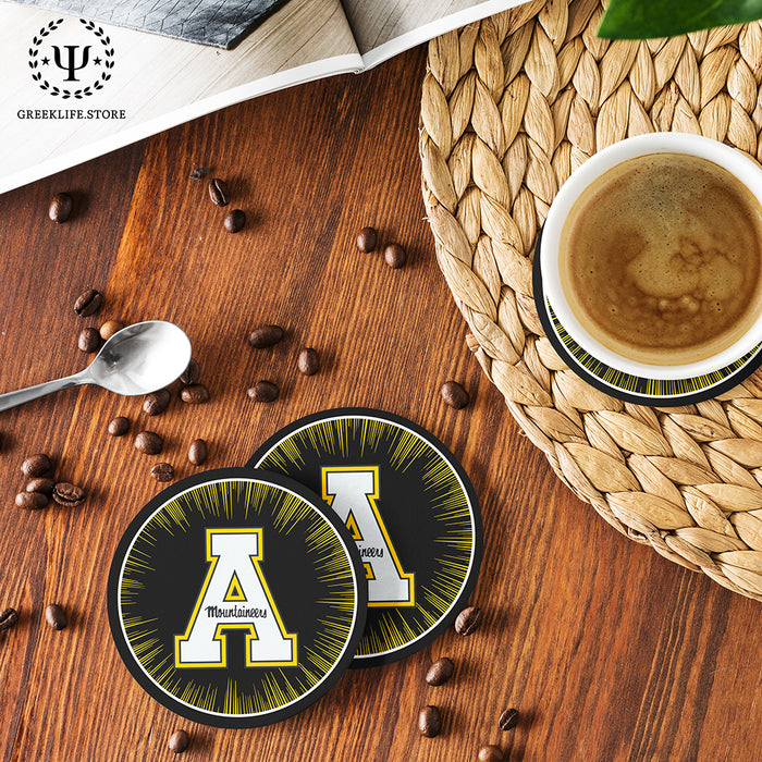 Appalachian State University Beverage Coasters Round (Set of 4)