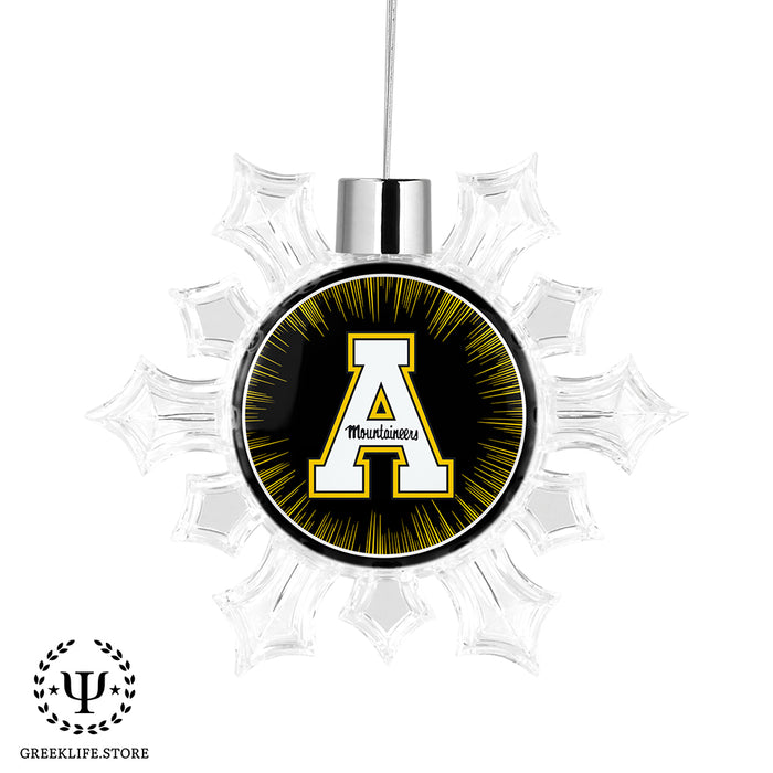 Appalachian State University Christmas Ornament - Snowflake