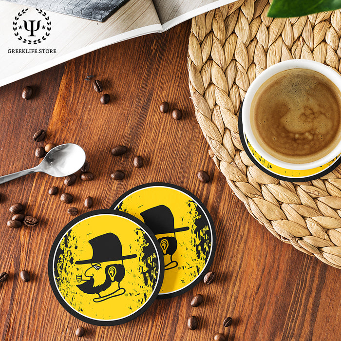 Appalachian State University Beverage Coasters Round (Set of 4)
