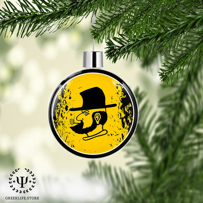 Appalachian State University Christmas Ornament Flat Round