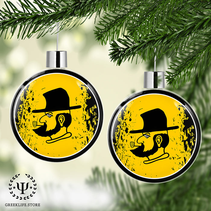 Appalachian State University Christmas Ornament Flat Round