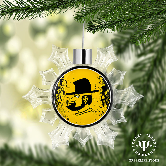 Appalachian State University Christmas Ornament - Snowflake