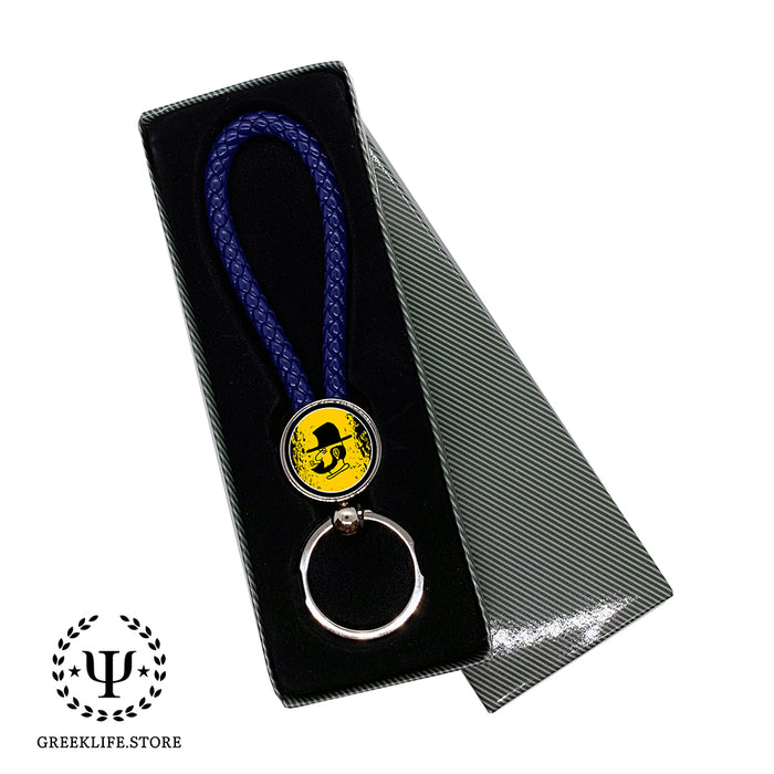 Appalachian State University Keychain Round