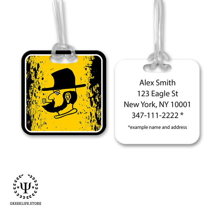 Appalachian State University Luggage Bag Tag (square)