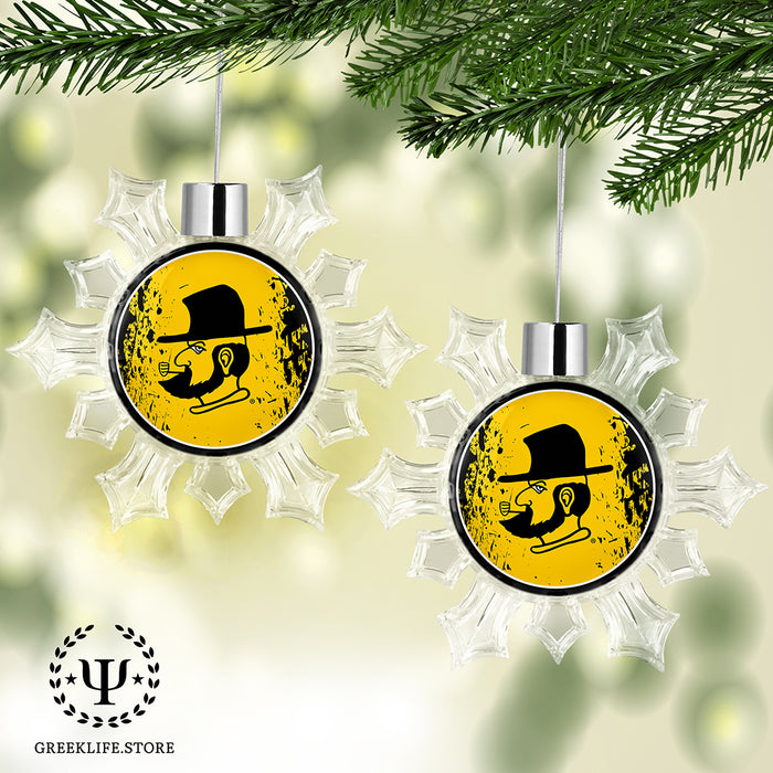 Appalachian State University Christmas Ornament - Snowflake