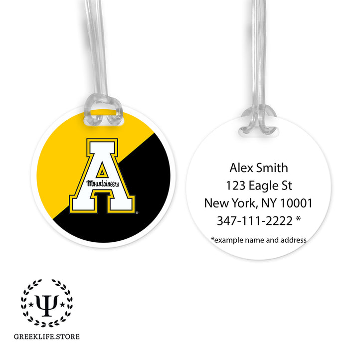 Appalachian State University Luggage Bag Tag (round)