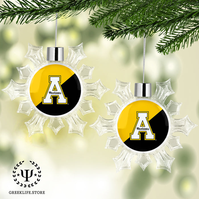 Appalachian State University Christmas Ornament - Snowflake