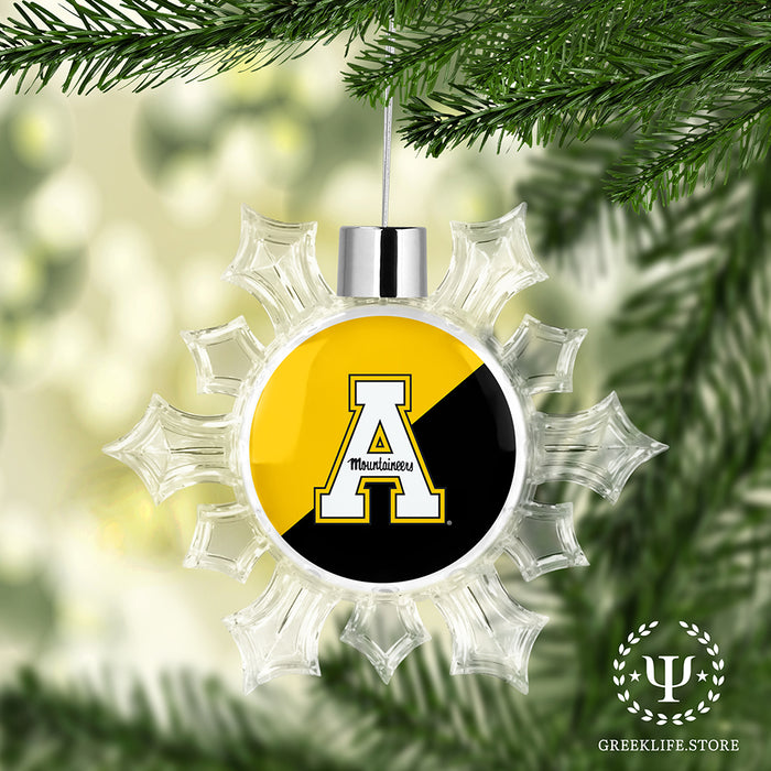 Appalachian State University Christmas Ornament - Snowflake