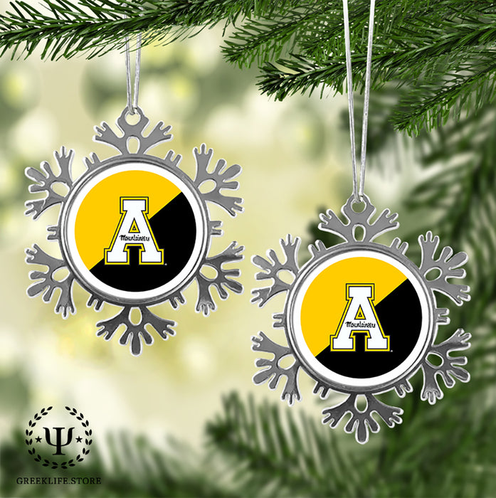Appalachian State University Christmas Ornament - Snowflake Metal
