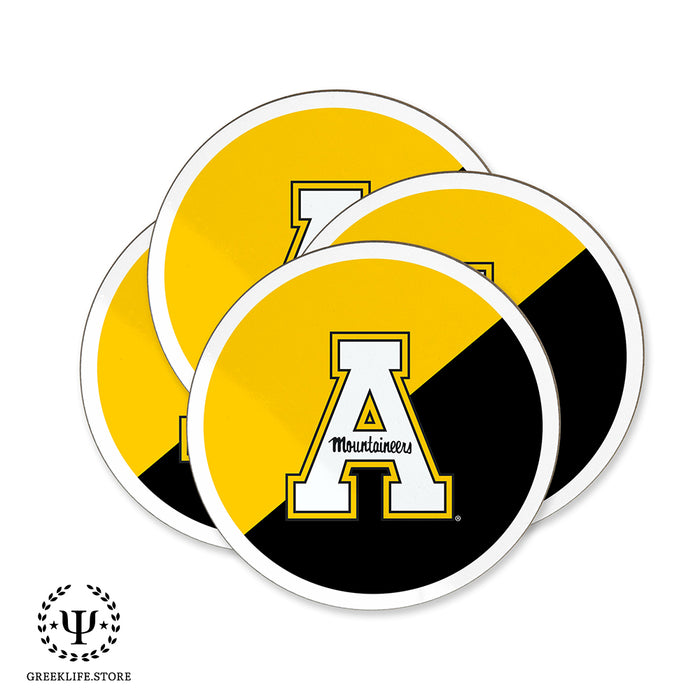 Appalachian State University Beverage Coasters Round (Set of 4)