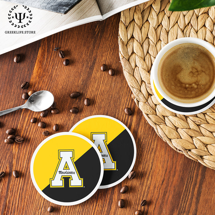 Appalachian State University Beverage Coasters Round (Set of 4)