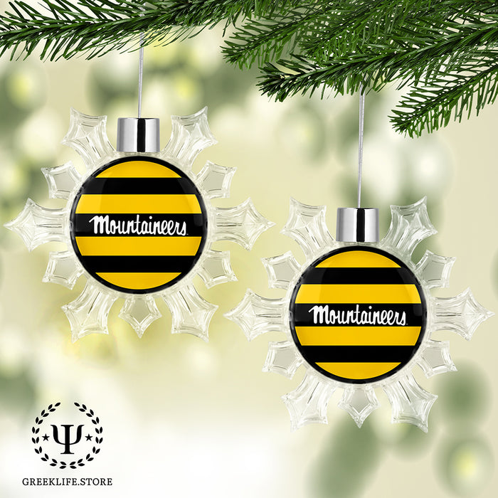 Appalachian State University Christmas Ornament - Snowflake