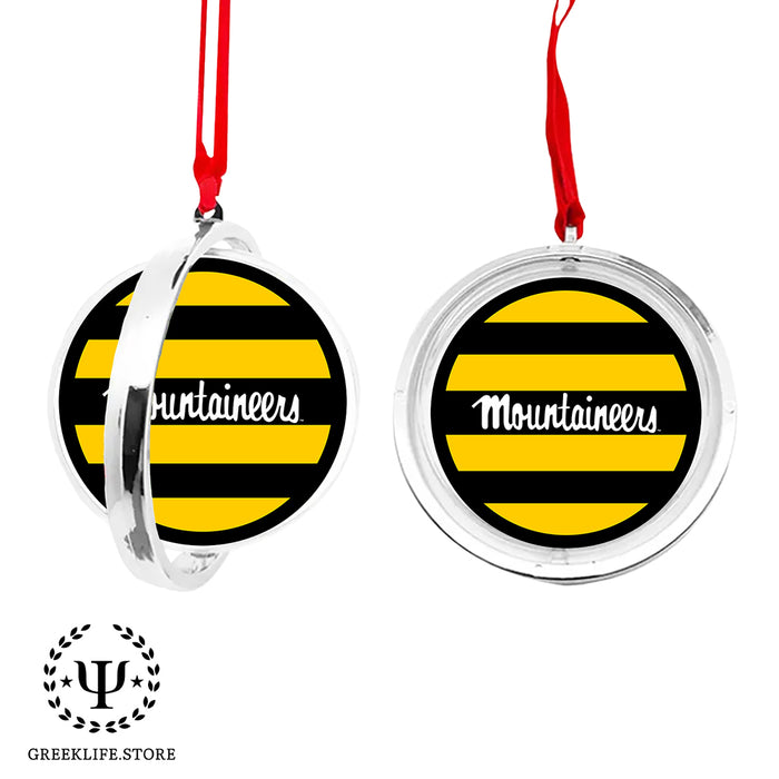 Appalachian State University Christmas Reversible Flat Round Ornament