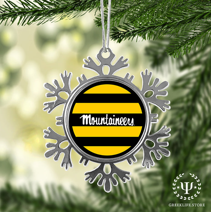 Appalachian State University Christmas Ornament - Snowflake Metal
