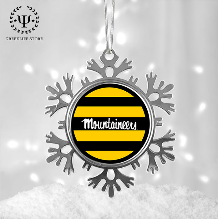 Appalachian State University Christmas Ornament - Snowflake Metal