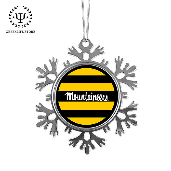 Appalachian State University Christmas Ornament - Snowflake Metal