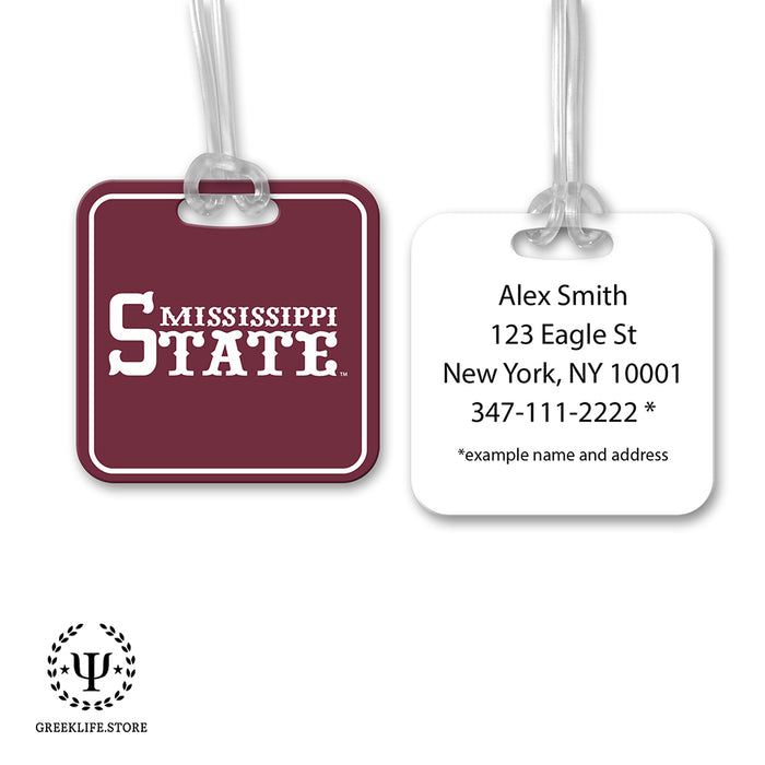 Mississippi State University Luggage Bag Tag (square)