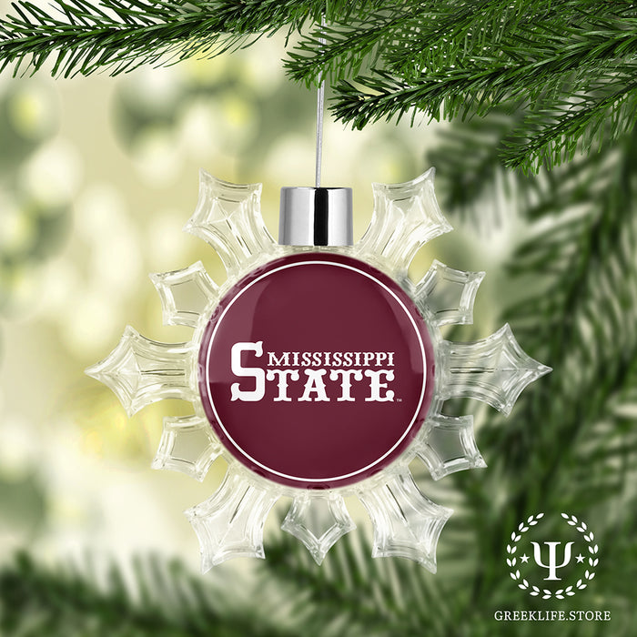 Mississippi State University Christmas Ornament - Snowflake