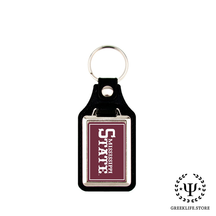 Mississippi State University Keychain Rectangular