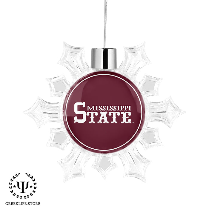 Mississippi State University Christmas Ornament - Snowflake