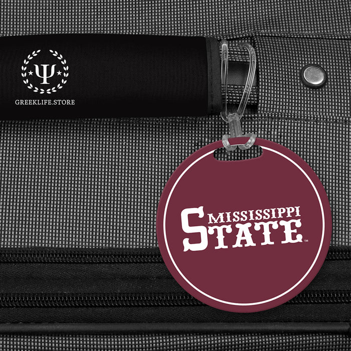 Mississippi State University Luggage Bag Tag (round)