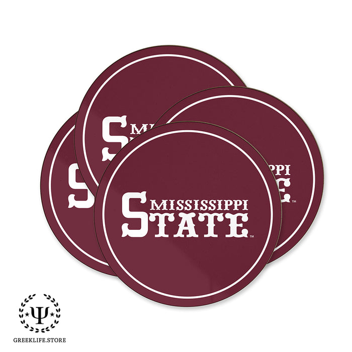 Mississippi State University Beverage Coasters Round (Set of 4)