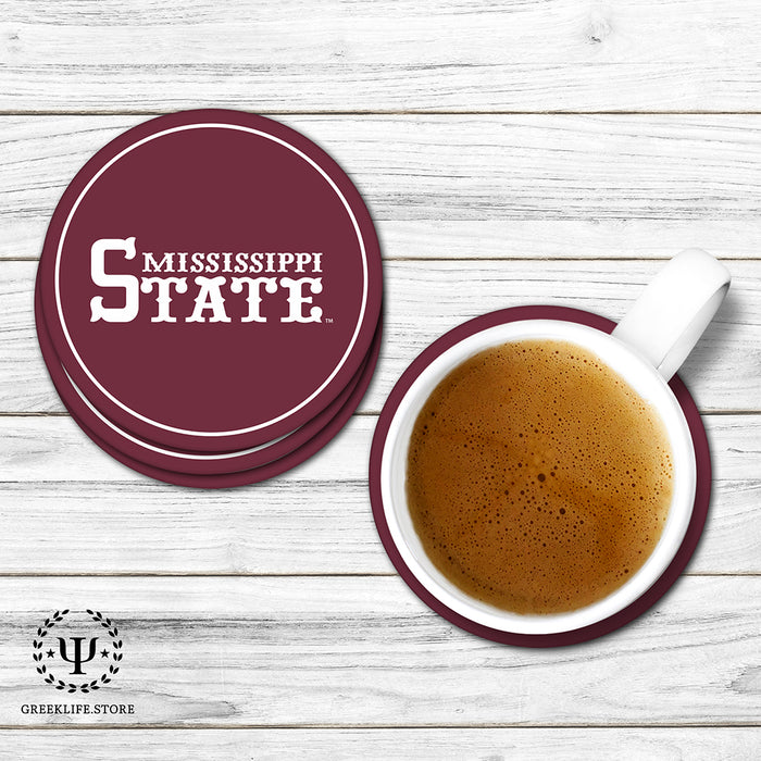 Mississippi State University Beverage Coasters Round (Set of 4)