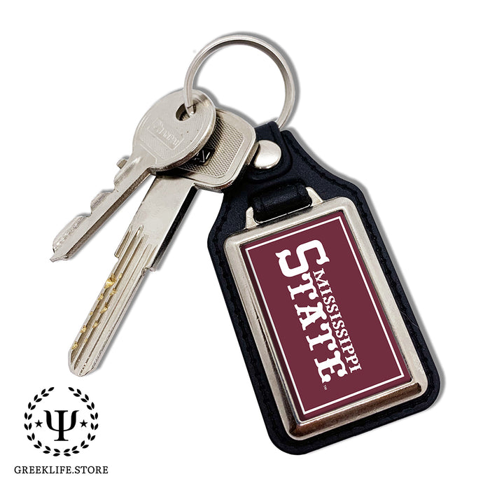 Mississippi State University Keychain Rectangular