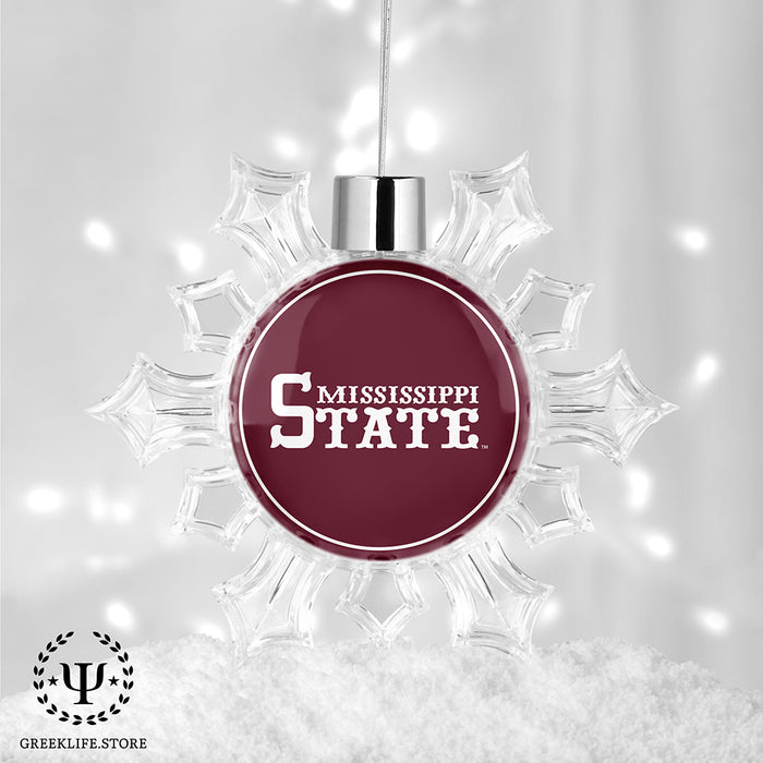 Mississippi State University Christmas Ornament - Snowflake