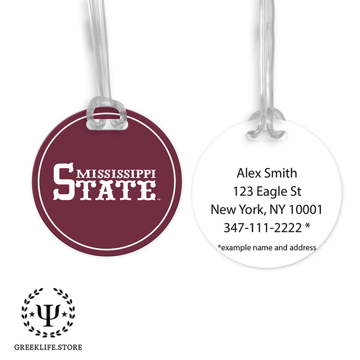 Mississippi State University Luggage Bag Tag (round)