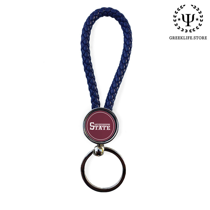 Mississippi State University Keychain Round