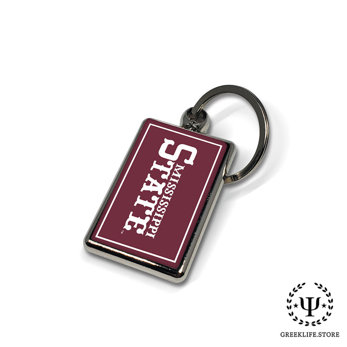 Mississippi State University Keychain Rectangular