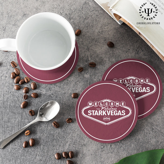 Mississippi State University Beverage Coasters Round (Set of 4)