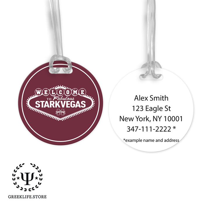 Mississippi State University Luggage Bag Tag (round)