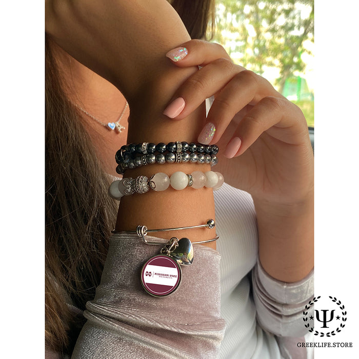 Mississippi State University Round Adjustable Bracelet