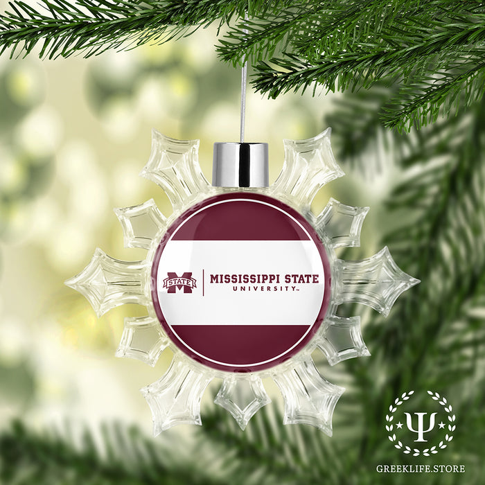 Mississippi State University Christmas Ornament - Snowflake