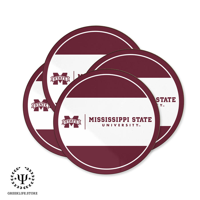 Mississippi State University Beverage Coasters Round (Set of 4)