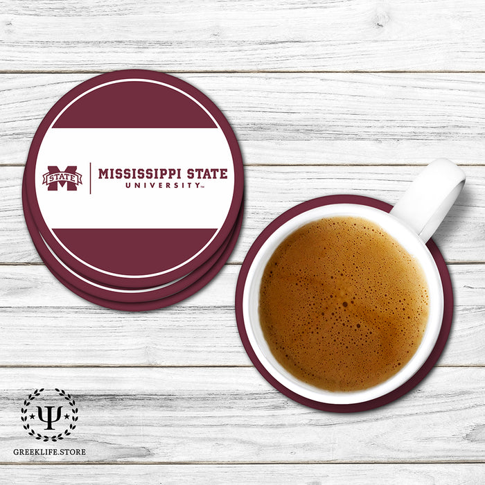 Mississippi State University Beverage Coasters Round (Set of 4)