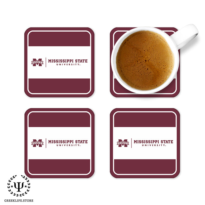 Mississippi State University Beverage Coasters Square (Set of 4)