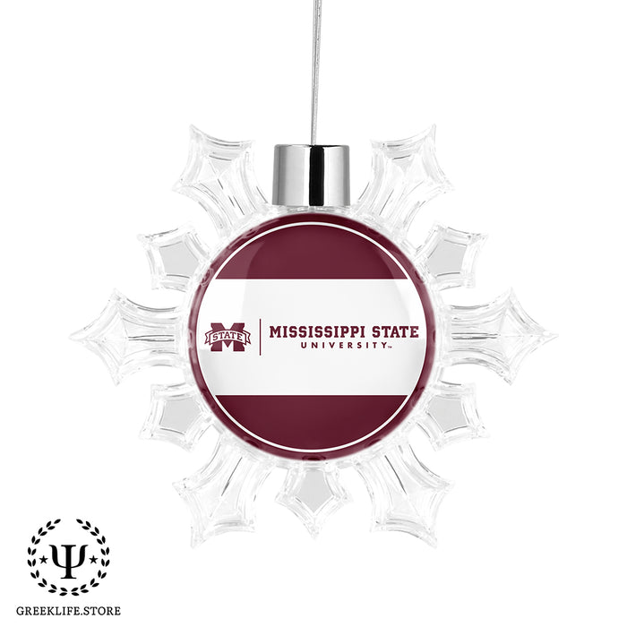 Mississippi State University Christmas Ornament - Snowflake
