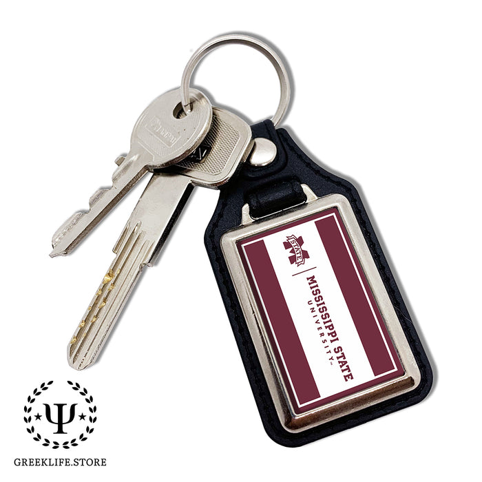 Mississippi State University Keychain Rectangular