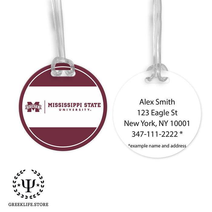 Mississippi State University Luggage Bag Tag (round)