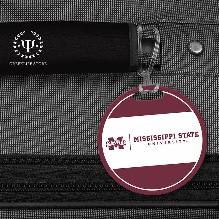 Mississippi State University Luggage Bag Tag (round)
