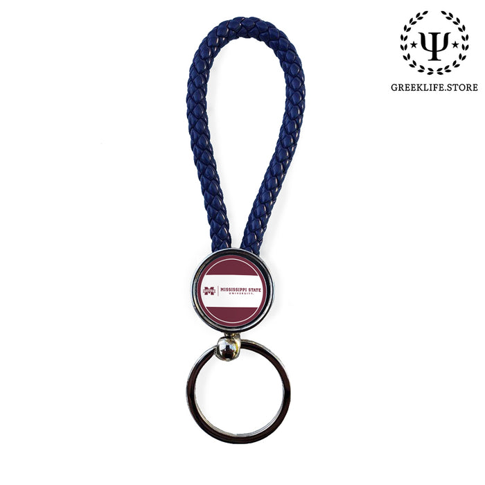 Mississippi State University Keychain Round
