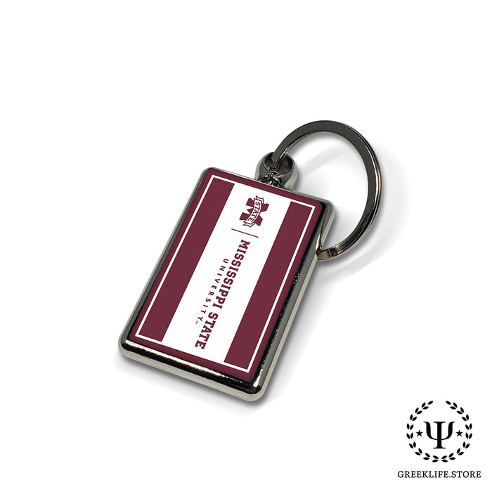 Mississippi State University Keychain Rectangular