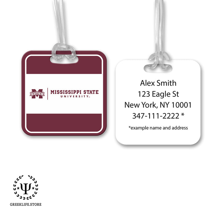Mississippi State University Luggage Bag Tag (square)