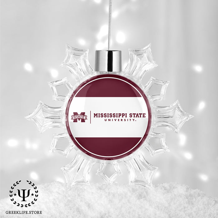 Mississippi State University Christmas Ornament - Snowflake